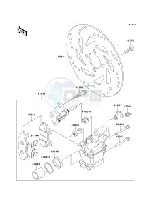 AN 112 D (D6F-D7F) D6F drawing FRONT BRAKE