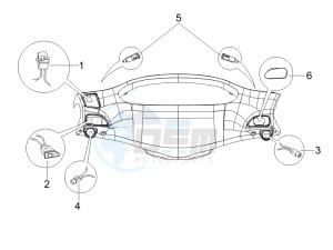 Typhoon 50 (UK) UK drawing Selectors - Switches - Buttons