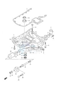 DF 140 drawing Engine Holder DF 140T (S/N 682148 & Older) DF 140Z (S/N 680233 & Older)