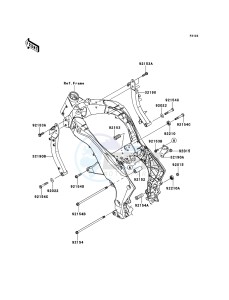 Z1000 ZR1000DBF FR GB XX (EU ME A(FRICA) drawing Engine Mount