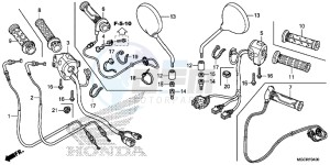 CB1100 UK - (E) drawing SWITCH/CABLE