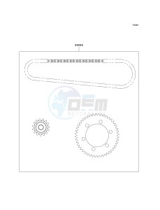 EN 500 C [VULCAN 500 LTD] (C10) C10 drawing CHAIN KIT