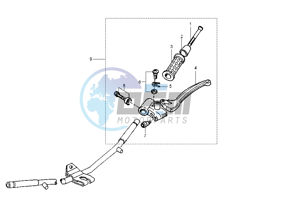 Rear brake control