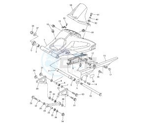 FZ1-NA 1000 drawing REAR ARM 22C9-CA