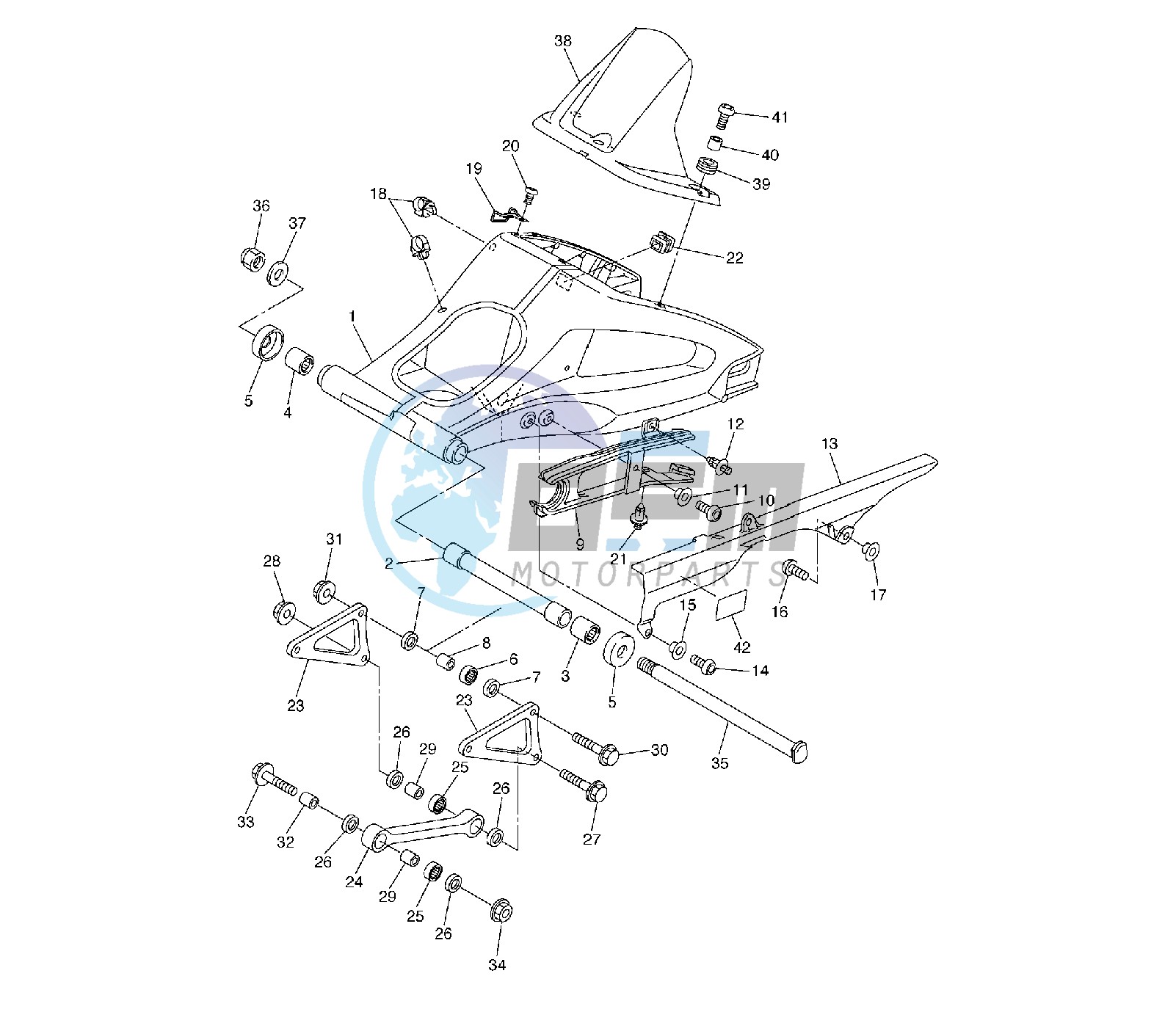 REAR ARM 22C9-CA