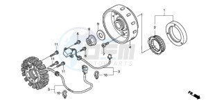 SH150R 125 drawing GENERATOR