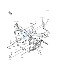 VULCAN_1700_VOYAGER_ABS VN1700BGF GB XX (EU ME A(FRICA) drawing Frame Fittings