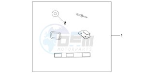 XL700VA9 France - (F / ABS CMF) drawing U-LOCK ATT.