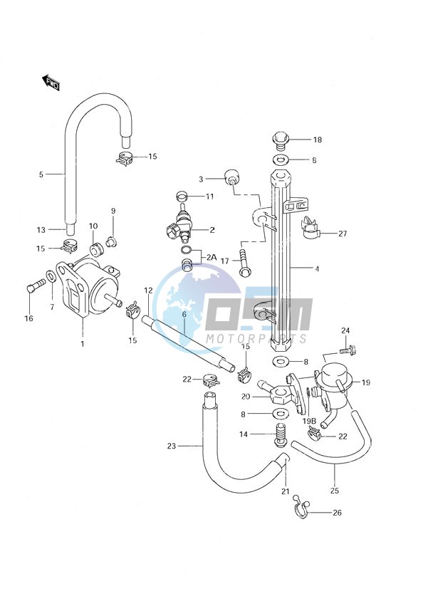 Fuel Injector (S/N 971001 to 971543)