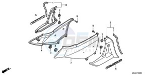 GL18009 Australia - (U / AB NAV) drawing SIDE COVER