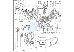 ZENITH LN/LS - 50 cc drawing CRANKCASE