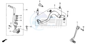 CR85RB drawing PEDAL