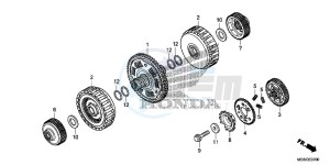 NC700DC Integra E drawing CLUTCH