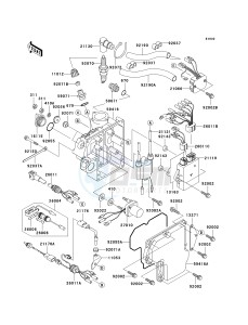 JS 800 A [800 SX-R] (A6F-A9F) A6F drawing IGNITION SYSTEM