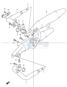 VL125 (E2) drawing MUFFLER