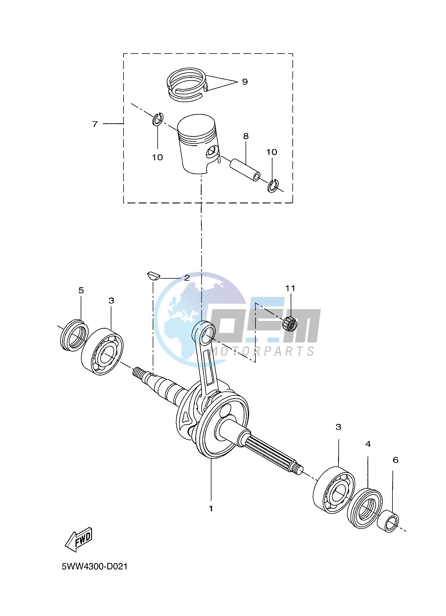 CRANKSHAFT & PISTON