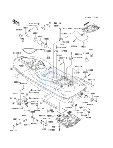 JT 1100 F [1100 STX D.I.] (F1-F2) [1100 STX D.I.] drawing HULL