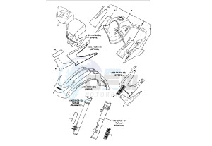 DT RE 125 drawing FUEL TANK DT125RE MX EVERTS