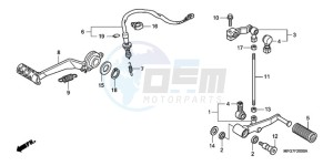 CB600F9 Spain - (SP) drawing PEDAL