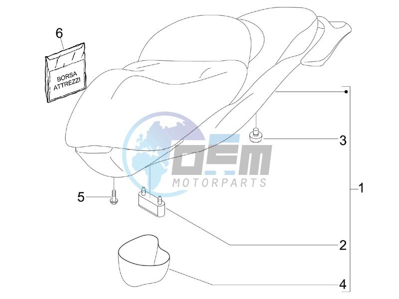 Saddle seats - Tool roll