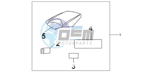 REAR SEAT COWL REPSOL