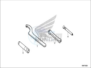 CRF250RH Europe Direct - (ED) drawing TOOL