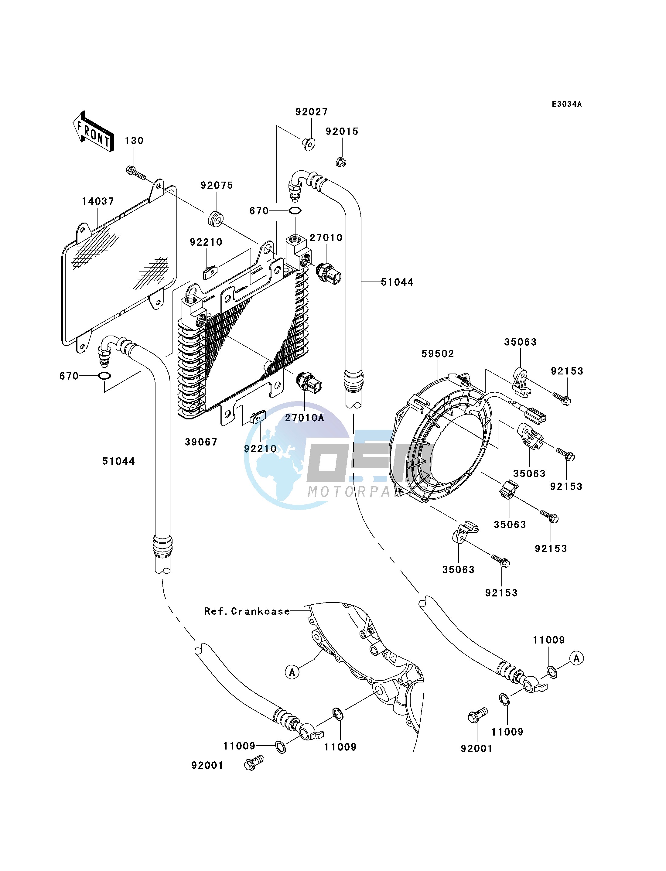 OIL COOLER-- A2_A3- -