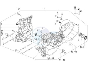 LX 50 4T-4V Touring drawing Crankcase