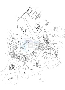 MTM850 MTM-850 XSR900 ABARTH (B90N) drawing ELECTRICAL 1