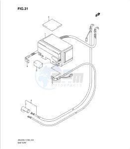 AN400Z drawing BATTERY (AN400L1 E2)