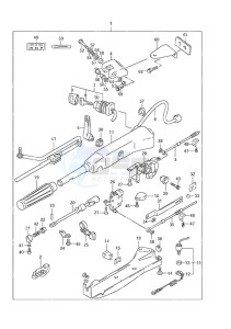 DF 70A drawing Tiller Handle