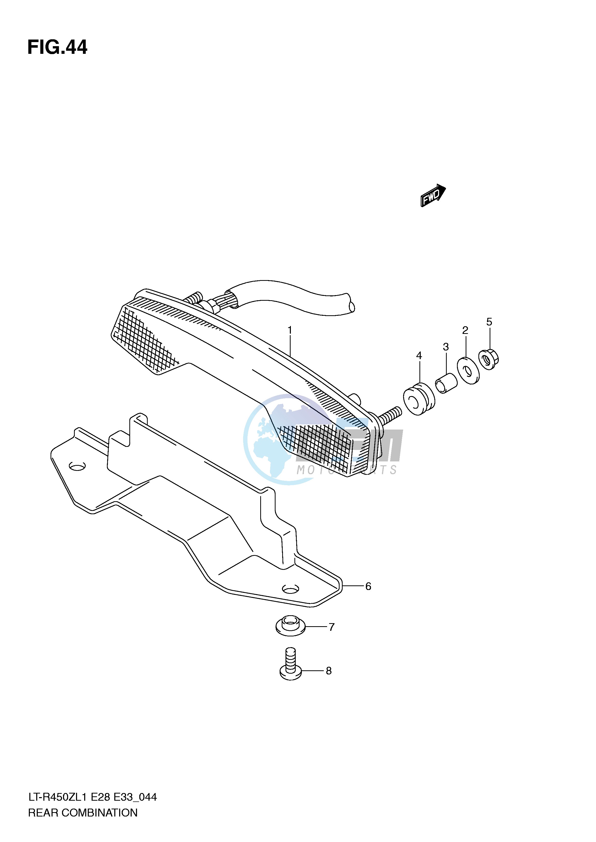 REAR COMBINATION (LT-R450L1 E33)