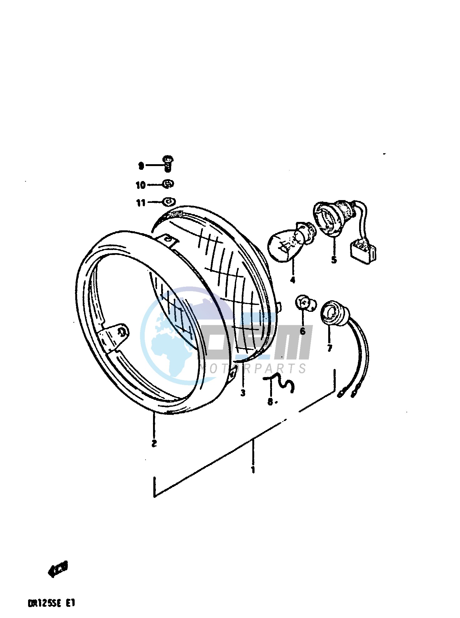 HEADLAMP (E1, E2, E6, E24)