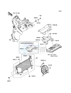 VERSYS_ABS KLE650DDF XX (EU ME A(FRICA) drawing Radiator