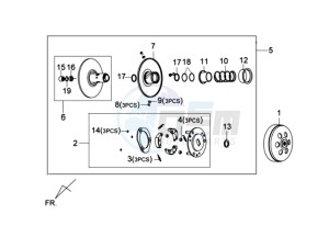 JOYMAX 125i drawing DRIVE PULLEY