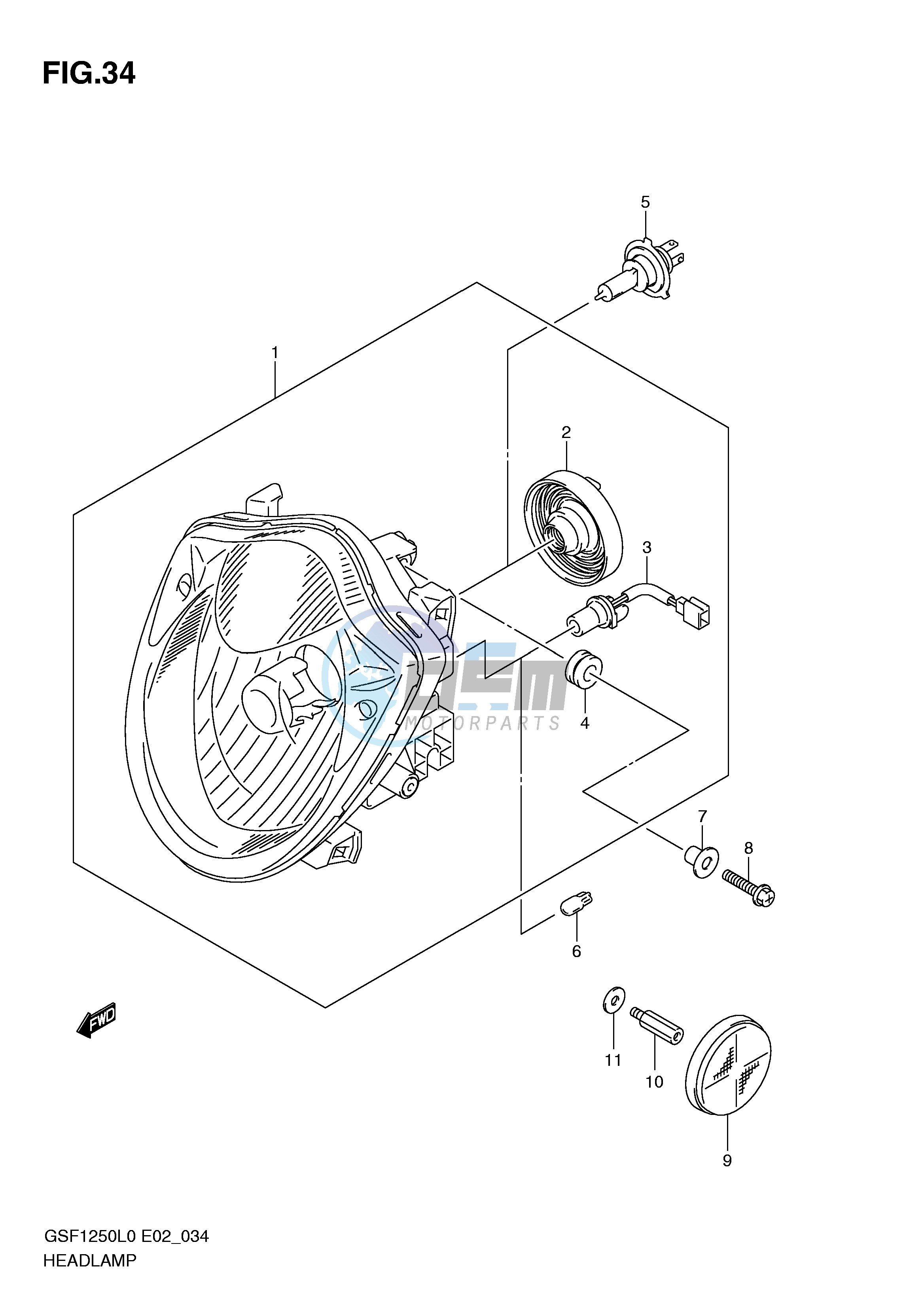 HEADLAMP (E24)