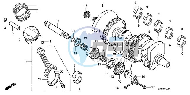 CRANKSHAFT/PISTON