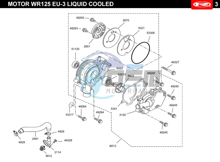 WATER PUMP  EURO3