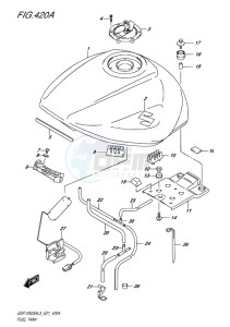 GSF-1250S ABS BANDIT EU drawing FUEL TANK