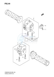 SV650S (E3-E28) drawing HANDLE SWITCH (SV650SK8 SK9 SAK8 SAK9)