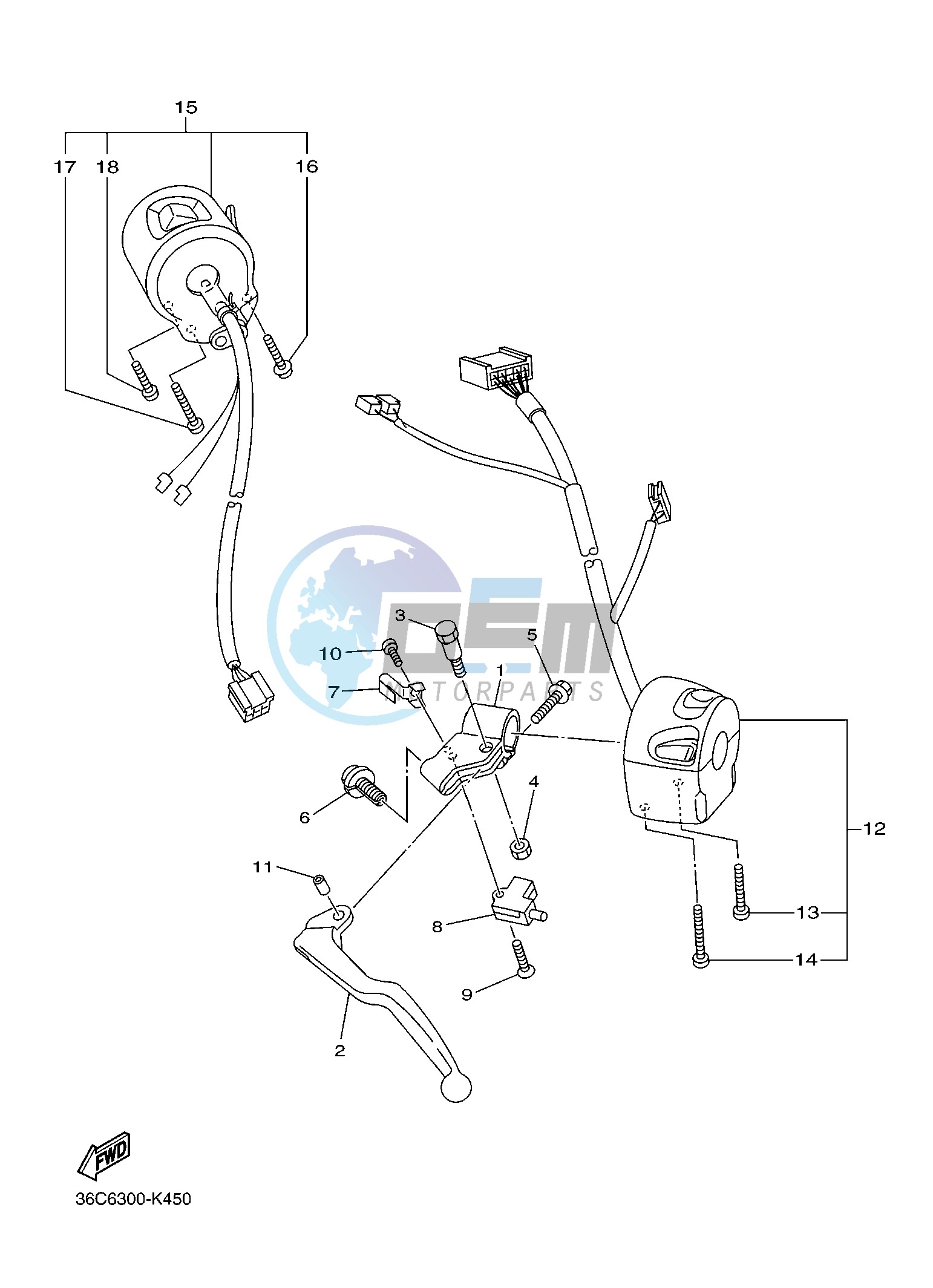 HANDLE SWITCH & LEVER