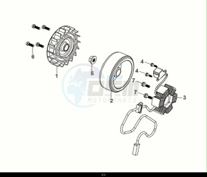 JET4 RX 50 (XE05W3-EU) (E5) (M1) drawing AC GEN. ASSY