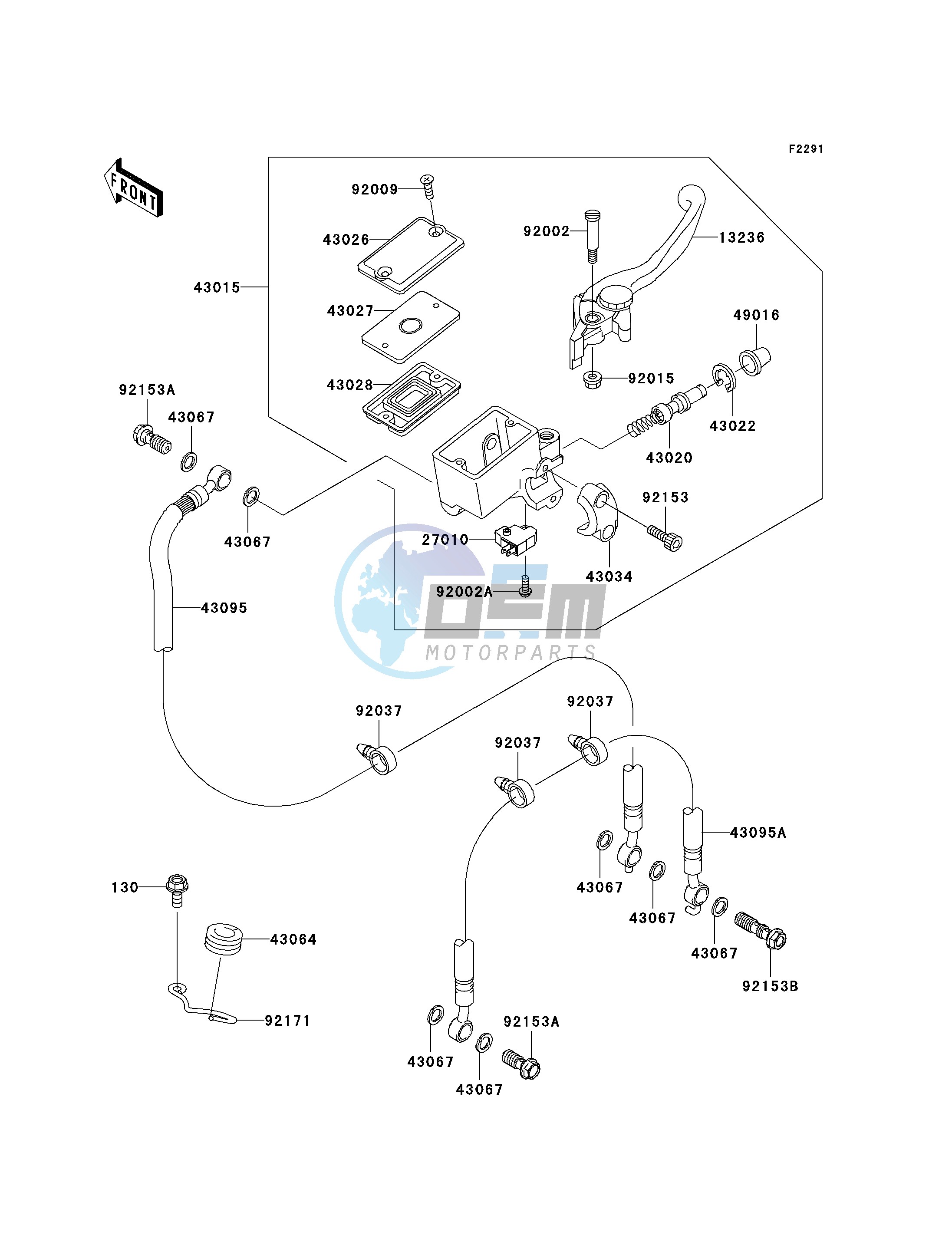 FRONT MASTER CYLINDER