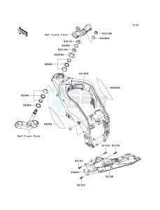 ZX 1000 D [NINJA ZX-10R] (D6F-D7FA) D6F drawing FRAME