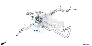 VT750CSE Shadow - VT750CS-E UK - (E) drawing AIR INJECTION VALVE (VT750CS/ C2B/ C2S/ C)