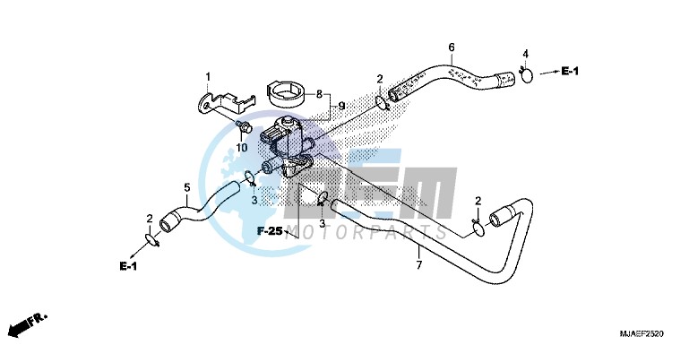 AIR INJECTION VALVE (VT750CS/ C2B/ C2S/ C)