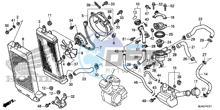 RADIATOR (VT750S)