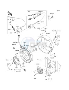 KAF 620 K [MULE 3010 TRANS4X4 HARDWOODS GREEN HD] (K6F-K8F) K6F drawing GENERATOR_IGNITION COIL