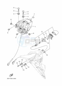 YZF250-A (B6P2) drawing TAILLIGHT