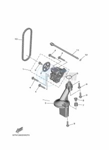 TRACER 9 GT+ MTT890D-K (BLG1) drawing OIL PUMP